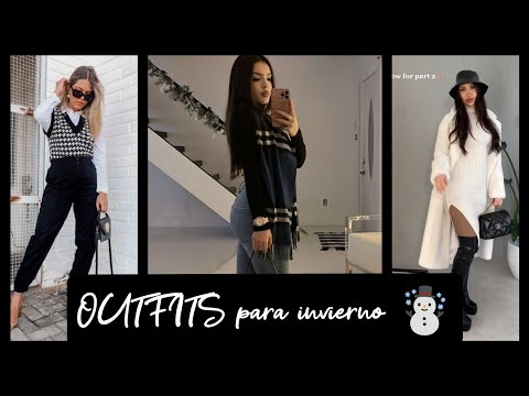 OUTFITS PARA INVIERNO☃️#tendency #moda #outfitideas #outfit #outfitoftheday #atuendos #modaparatodas