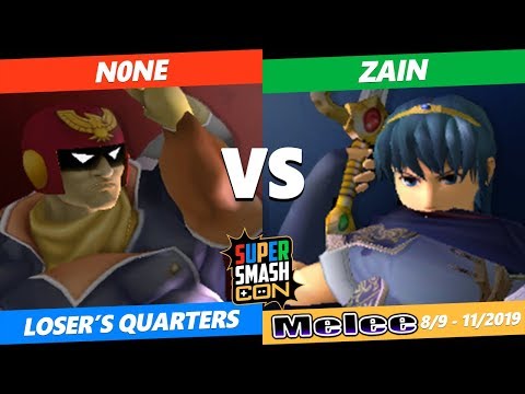 SSC 2019 SSBM - PG Zain (Marth) VS  n0ne (Captain Falcon) Smash Melee Loser's Quarters
