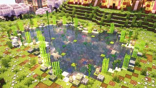 How to build Koi Pond - Minecraft tutorial