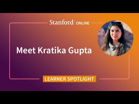 Kratika Gupta talks about Stanford's Product Management Program