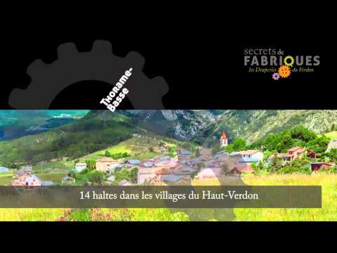 Les draperies du Verdon Video