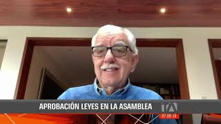 Abelardo Pachano analiza las leyes Humanitaria y de Finanzas Públicas