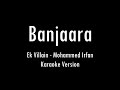 Banjaara | Ek Villain | Karaoke With Lyrics | Only Guitar Chords...