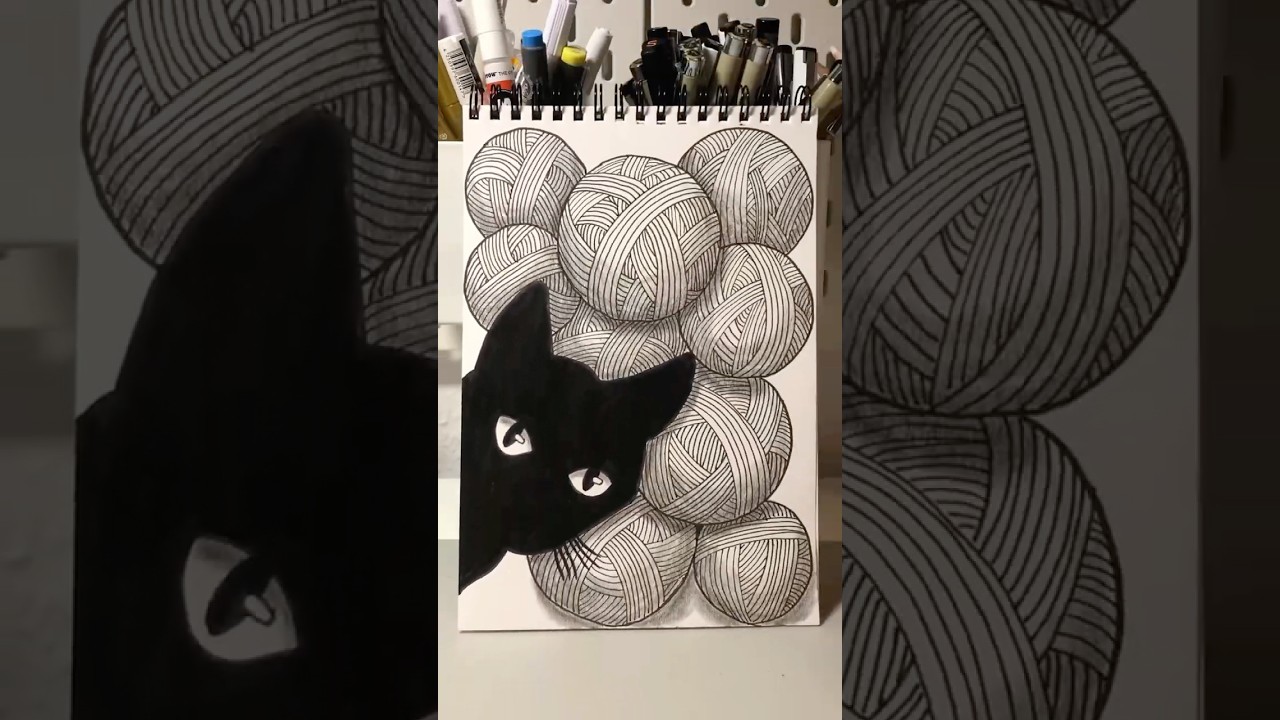 Relaxing Doodle Tutorial #shorts #art #drawing #zentangle #ideas