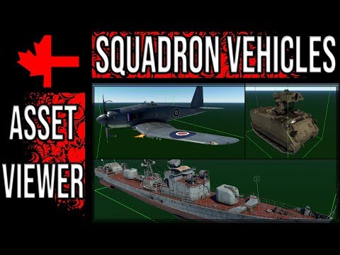 War Thunder - Asset Viewing the New Squadron Vehicles