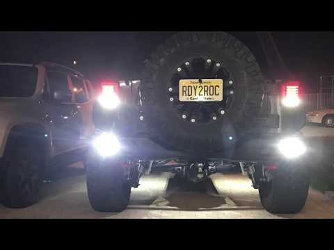 Installing Rigid Industries Ignite Reverse lights Jeep Wrangler Rubicon