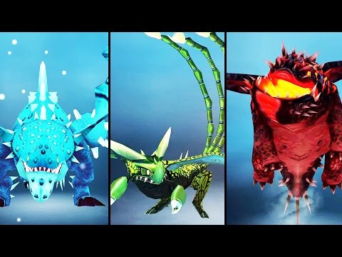 Dragons: Rise of Berk - All Champion Class Dragons!