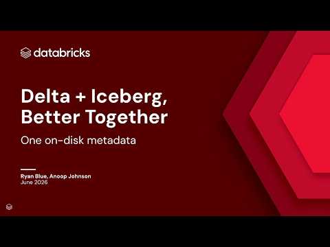 Watch: Delta + Iceberg, Better Together
