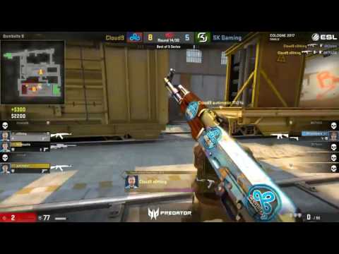 CLOUD 9 VS SK - N0THING INSANE CLUTCH KILLS THROUGH SMOKE