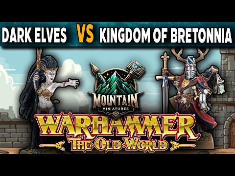 Dark Elves VS Kingdom of Bretonnia - Warhammer The Old World Battle Report