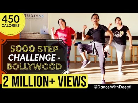DWD#73 | 10000 STEP CHALLENGE - 45mins Bollywood - Aerobic Workout