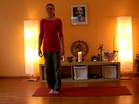 Berghaltung - stehendes Yoga zum Mitmachen