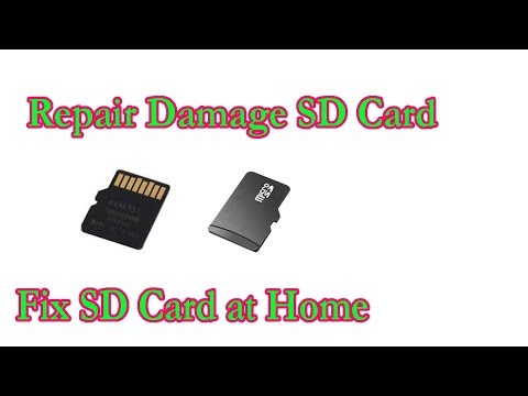 How to Repair Damage Memory card or Not showing SD card Video