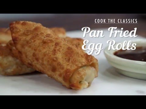 How to Make Classic Pan-Fried Egg Rolls