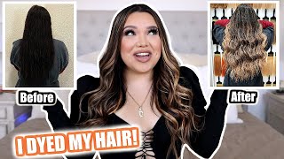 NEW HAIR REVEAL | BLACK TO BALAYAGE! *hair transformation*