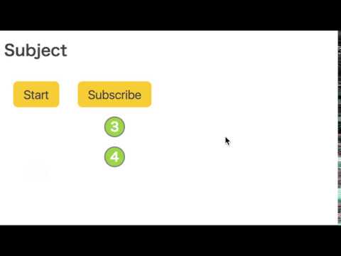 Subject with Angular