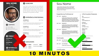 Currículo Criado em 10 Minutos com INTELIGÊNCIA ARTIFICIAL