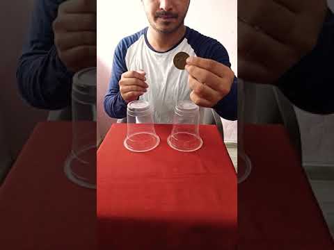 #cup and coin magic trick 😁😊 for more #amazing videos & #tutorial like this subscribe 🔥 7stars magic