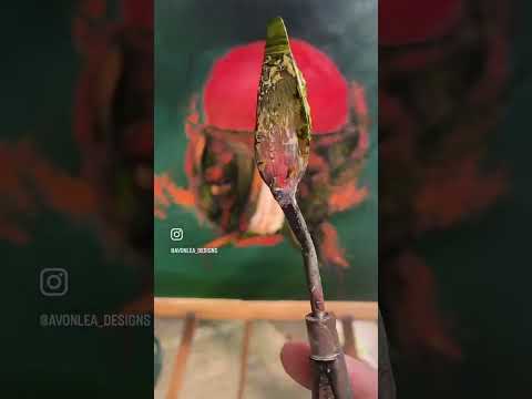 Four layers later-mushroom oil painting #oilpainting #painting #shorts