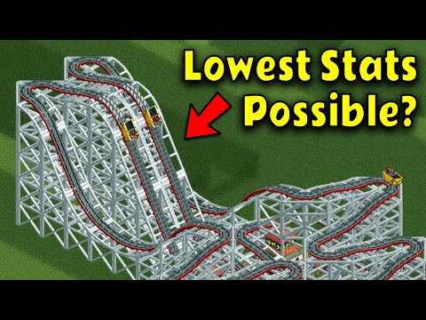 Which Ride has the Lowest Stats Possible in RollerCoaster Tycoon 2?