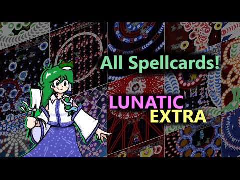 Touhou Fangame ~ Wonderful Waking World - All Spellcards (LUNATIC & EXTRA) with Sanae