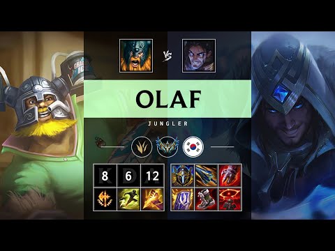 Olaf Jungle vs Sylas - KR Challenger Patch 25.18