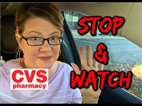 CVS STOP & WATCH | MUST WATCH....HOLD CRT'S FOR 11/3! Video