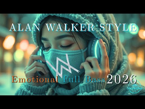 🎧Alan Walker Style Full Bass Remix 2026 || Emotional Melodic Future Bass for Study | SkyEcho EDM