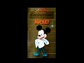 Digitized Opening To Mickey Cartoon Classics Limited Gold Edition UK VHS