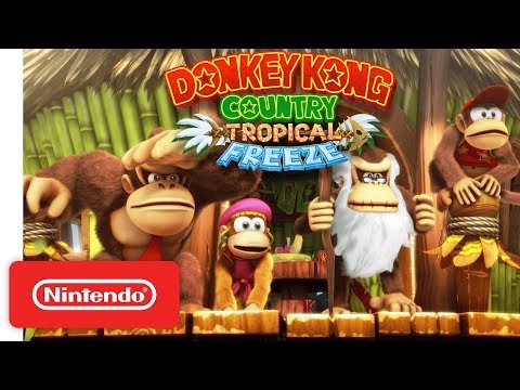 Donkey Kong Country: Tropical Freeze Gameplay Trailer - Nintendo Switch Video