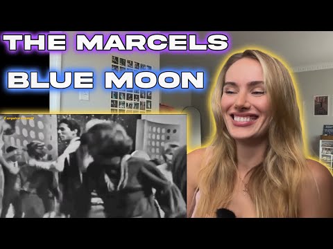 The Marcels-Blue Moon!!  Russian Girl First Time Hearing!!