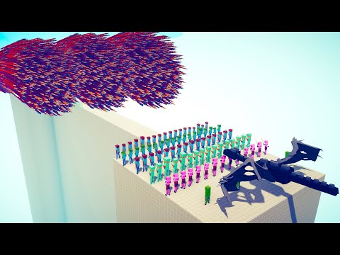 100x MINECRAFT ARMY vs EVERY GOD - Totally Accurate Battle Simulator TABS