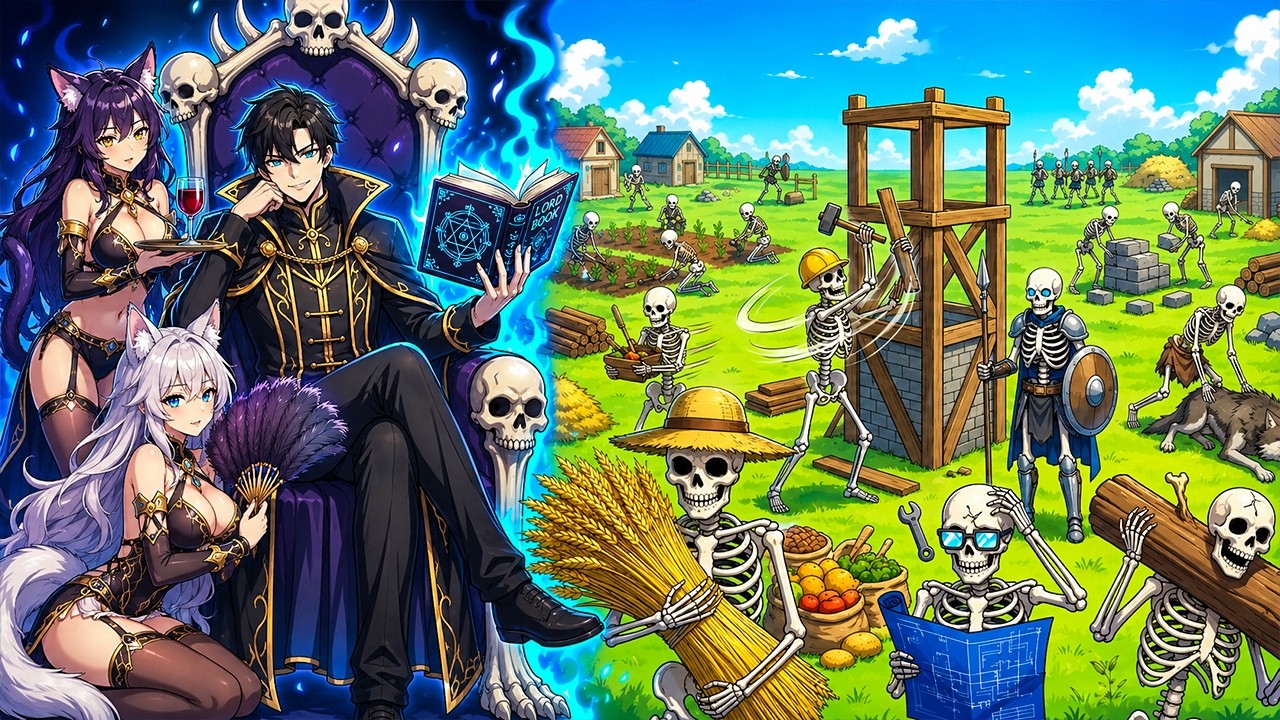 While Others Have 5 FARMERS… MY SKELETONS Work & Farm 24/7 to Build Empire for Me