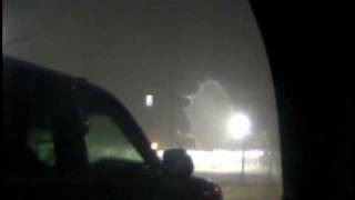 preview picture of video 'Severe Thunderstorm in Meridian, MS - 3/28/09'