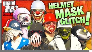 *INSANE NEW CLOTHING GLITCH! Put ANY Helmet On Over ANY Mask! GTA ONLINE Modded Outfit