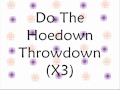 Hoedown Throwdown Hannah Montana Miley Cyrus Lyrics NEW SONG