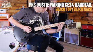 Video thumbnail for No Talking...Just Tones | PRS Dustie Waring CE 24 Hardtail Limited Edition - Black Top/Black Back by Peach Guitars