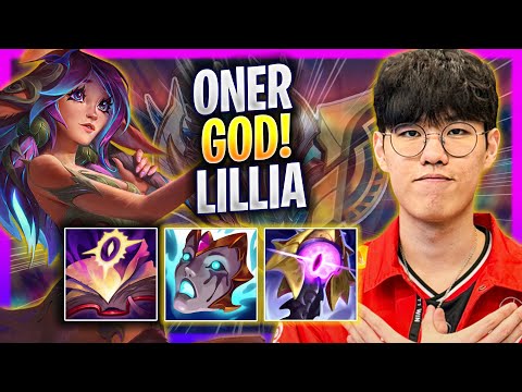 ONER IS A GOD WITH LILLIA! - T1 Oner Plays Lillia JUNGLE vs Zed! | Season 2025