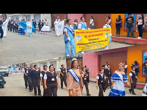 Desfile 15 De Septiembre🇬🇹ESCUELA DE AUXILIARES DE ENFERIA EL OLAM-ORIENTE✨️