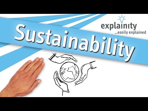 Sustainability explained (explainity® explainer video) Video