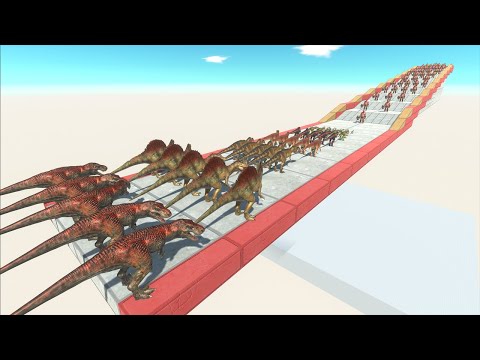 Carnivore Dinosaurs vs Ogre Lord Challenge - Animal Revolt Battle Simulator