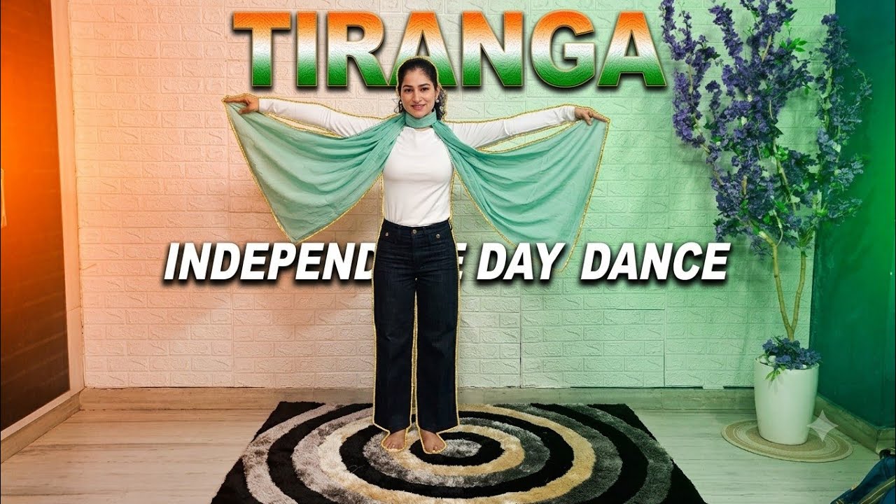 TIRANGA 🇮🇳 Best Patriotic Dance | 15 August easy Dance steps | Simple dance for independence day