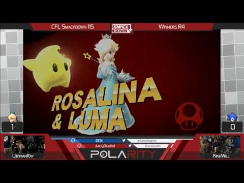 CFL Smackdown 115 WiiU - UtopianRay (Rosalina) vs KingWill (Sonic, Marth) - Winners R4