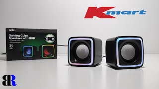 Kmart Gaming Cube Speakers with RGB | Unboxing | Anko Kmart (Aus)