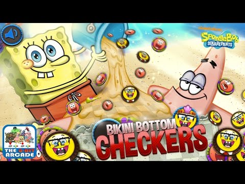 SpongeBob SquarePants: Bikini Bottom Checkers - Nick Stars Play Checkers (Gameplay)