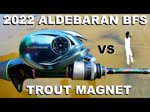 2022 Shimano Aldebaran BFS DOMINATES the TROUT MAGNET???
