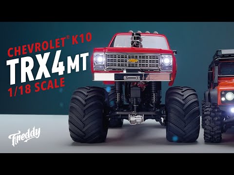 The best monster truck in 1/18 scale. TRX-4MT Chevrolet K10 by Traxxas