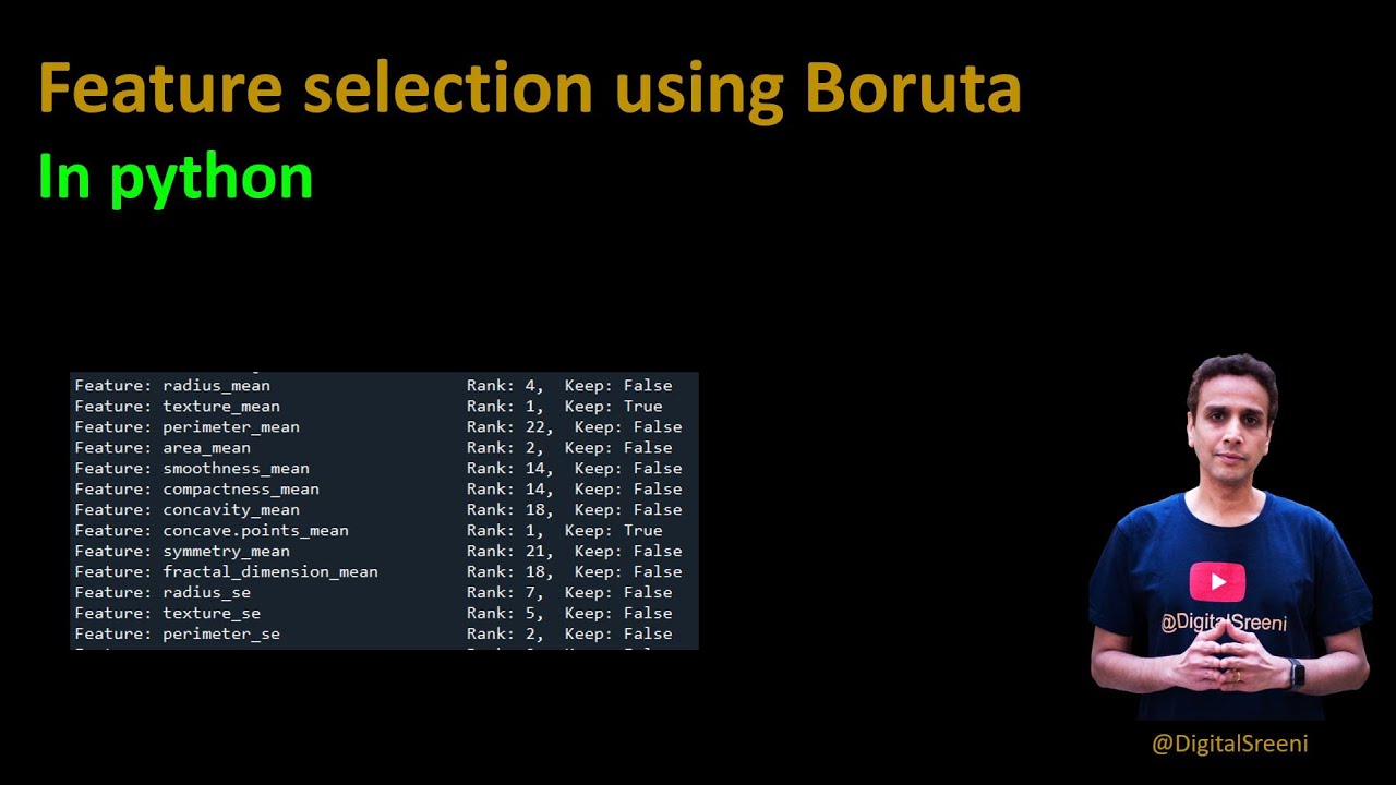 198 - Feature selection using Boruta in python