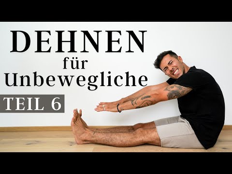 DEHNEN FÜR UNBEWEGLICHE Teil 6 - 20 Minuten Yoga Stretching Routine für komplette Anfänger & Männer