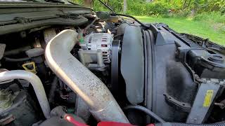 Ford F350 6 0L Alternator or Belt Replacement